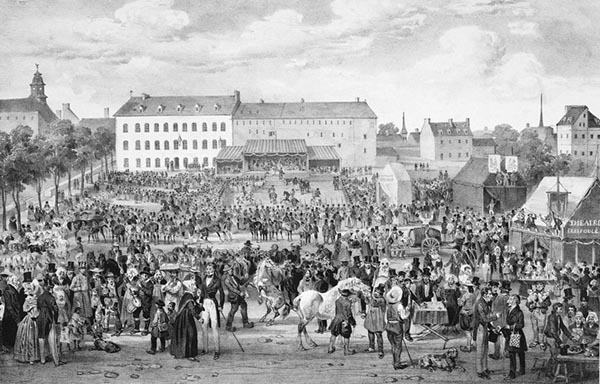 ‘The Race Fair, Saint-Brieuc’ - Adolphe Jean-Baptiste Bayot (French, 1810–1871)