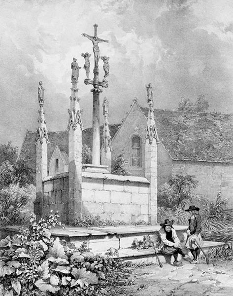 ‘La Forêt, Near Quimper’ - Auguste Étienne François Mayer (French, 1805–1890)
