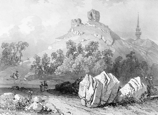 ‘La Roche-Maurice’ - Léon Gaucherel (French, 1816–1886) and Eugène Cicéri (French, 1813–1890)