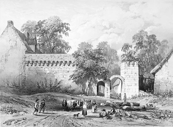 ‘The Manoir de Kerioul, near Crozon’ - Auguste Étienne François Mayer (French, 1805–1890)