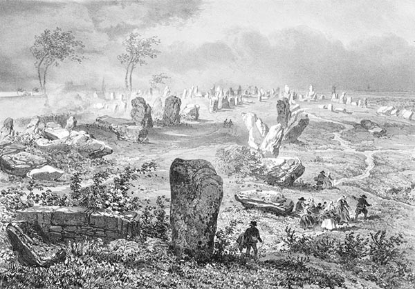 ‘The Druidic Monuments of Carnac’ - Félix Benoist (French, 1818–1896) and Adolphe Jean-Baptiste Bayot (French, 1810–1871)