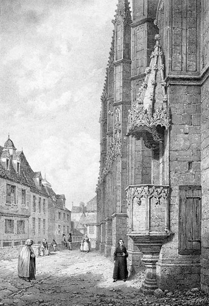 ‘Notre-Dame de Vitré’ - Félix Benoist (French, 1818–1896)
