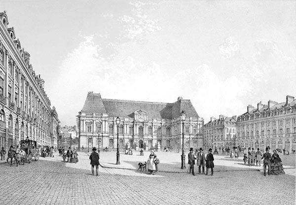 ‘The Palais de Justice, Rennes’ - Félix Benoist (French, 1818–1896)