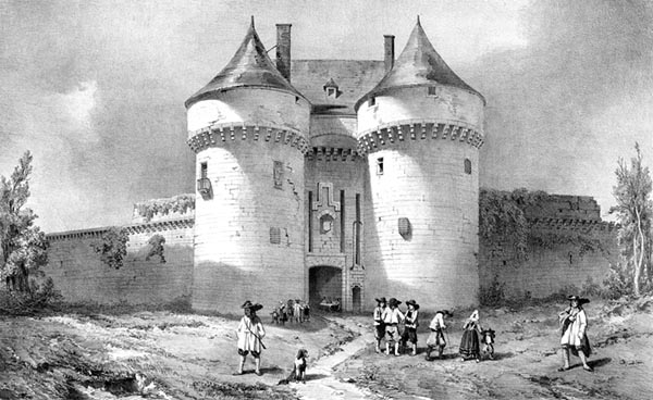 ‘The Town Gate, Guérande’ - Léon Gaucherel (French, 1816–1886)