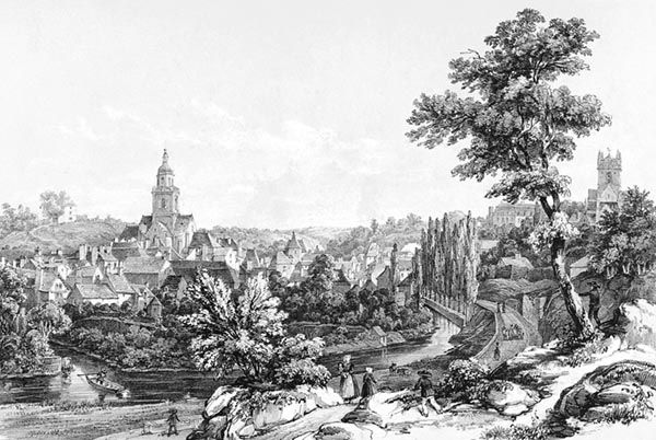 ‘Quimperlé’ - Félix Benoist (French, 1818–1896)