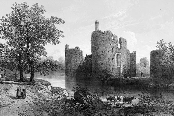 ‘The Ruins of the Château de Ranrouët’ - Félix Benoist (French, 1818–1896) and Eugène Cicéri (French, 1813–1890)