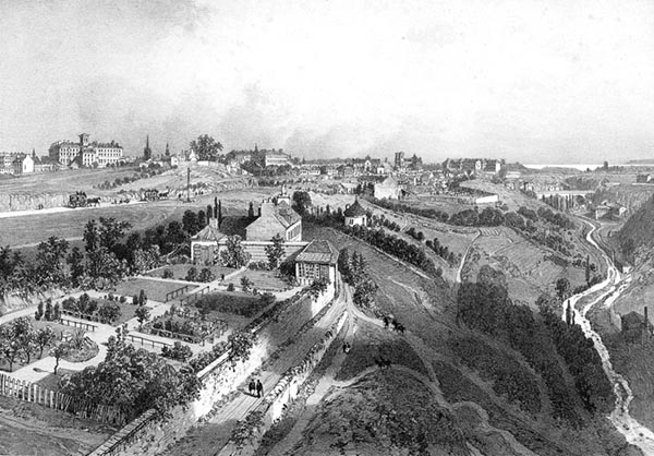 ‘Saint-Brieuc: View from the Railway Viaduct’ - Félix Benoist (French, 1818–1896) and Eugène Cicéri (French, 1813–1890)
