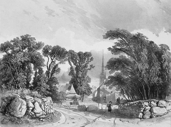 ‘The Village of Carnac’ - Eugène Cicéri (French, 1813–1890)