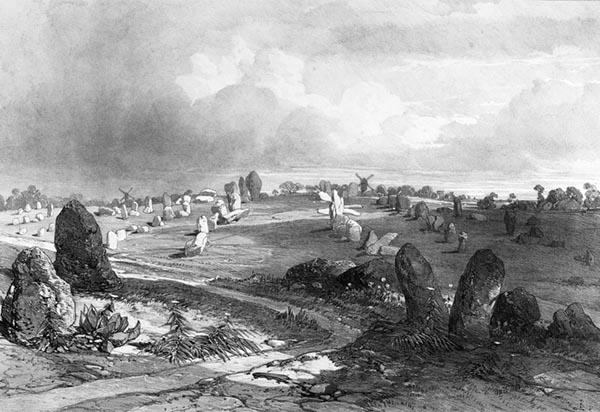 ‘General View of the Field of Carnac’ - Eugène Cicéri (French, 1813–1890) and Léon Gaucherel (French, 1816–1886)
