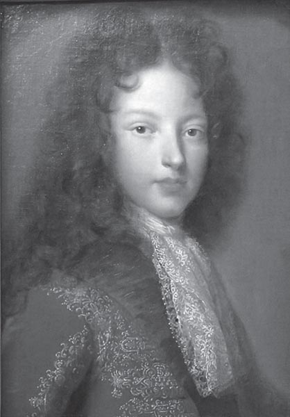 François de Troye, Portrait of the Duc de Bourgogne. Galleria Sabauda.
