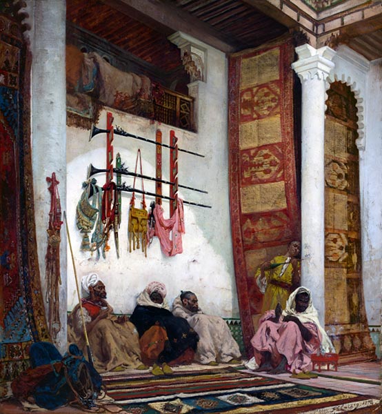 The Opium Smokers (1872) - Georges Jules Victor Clairin (French, 1843 – 1919)