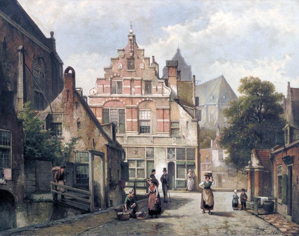 Amsterdam - Willem Koekkoek (Dutch, 1839 – 1885)
