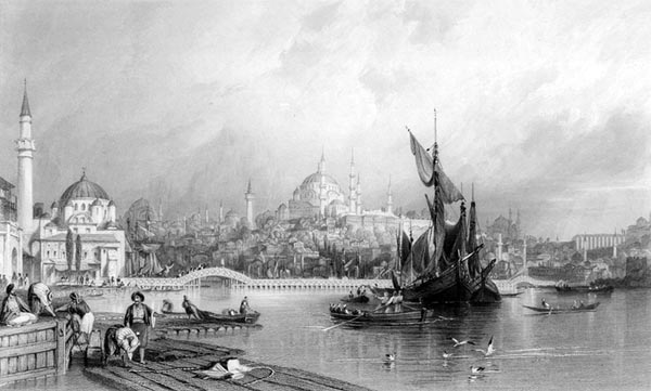 Constantinople, from Cassim Pasha - Thomas Allom (English, 1804-1872)