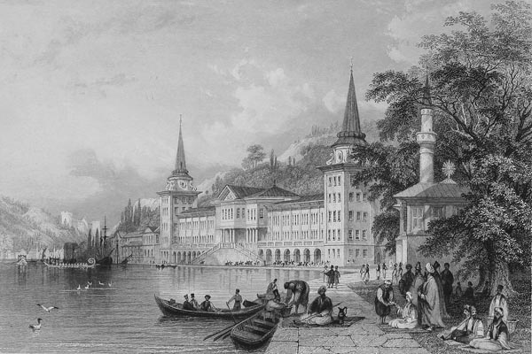 Cavalry Barracks on the Bosphorus - Thomas Allom (English, 1804-1872)
