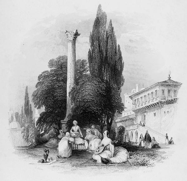 Gardens of the Seraglio - Thomas Allom (English, 1804-1872)