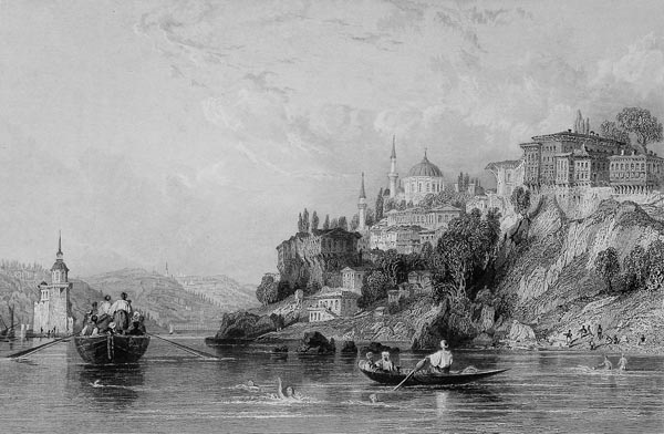 Scutari — and the Maiden's Tower - Thomas Allom (English, 1804-1872)