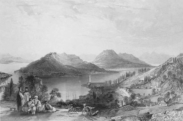 The Princes Islands, from the Monastery of the Trinity - Thomas Allom (English, 1804-1872)