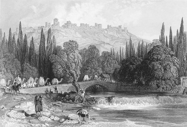 The Castle of Smyrna - Thomas Allom (English, 1804-1872)