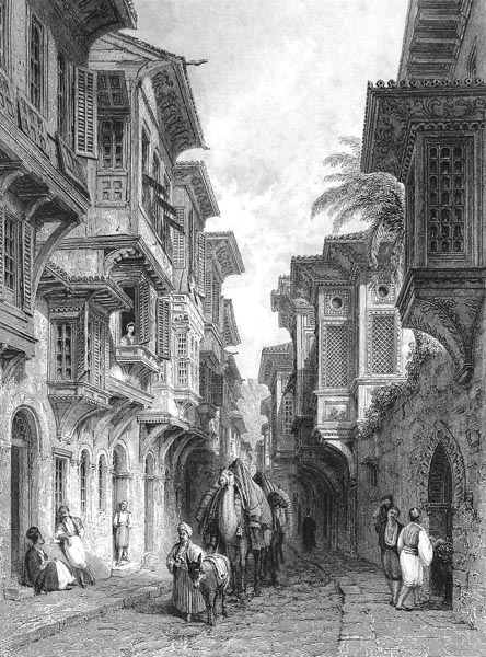 A Street in Smyrna - Thomas Allom (English, 1804-1872)