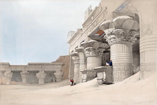 Edfou (1838) - David Roberts (Scottish, 1796-1864)