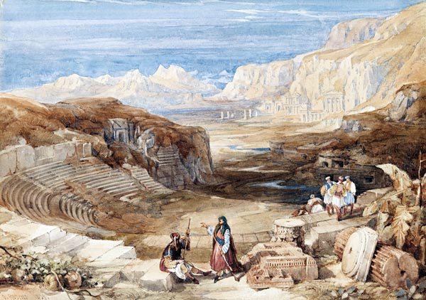 Petra, Jordan (1834) - David Roberts (Scottish, 1796-1864)