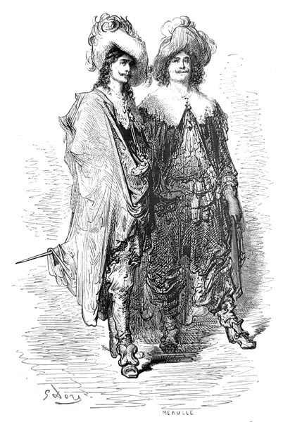 Gustave Doré (1832-1883) - The Baron de Sigognac and the Marquis de Bruyères.