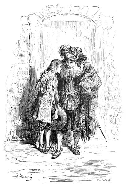 Gustave Doré (1832-1883) - Here they are word for word, said the page.