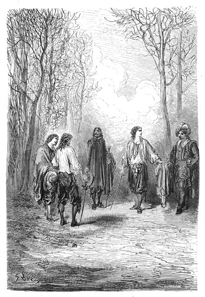 Gustave Doré (1832-1883) - The Duel.