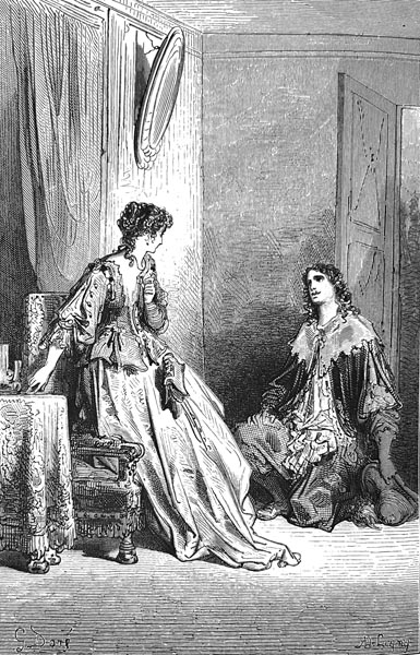 Gustave Doré (1832-1883) - Do I inspire such insurmountable horror in you…