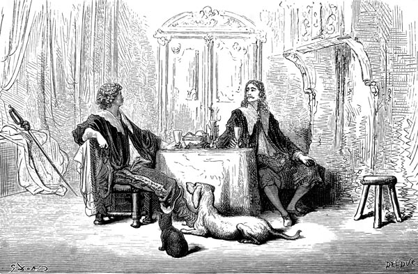 Gustave Doré (1832-1883) - The Duke of Vallombreuse understood the Baron's thoughts…