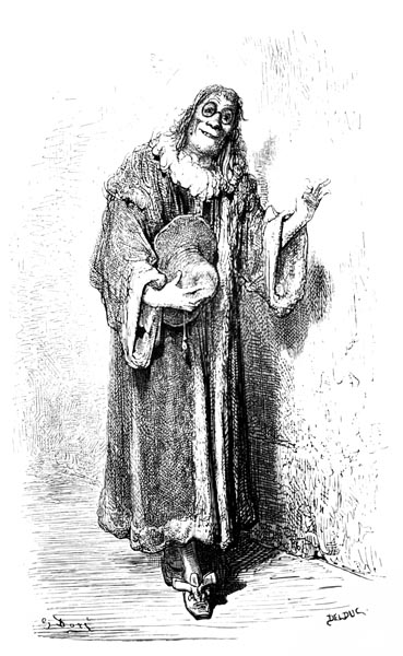Gustave Doré (1832-1883) - Blazius, The Pedant.