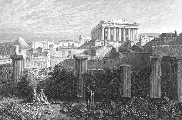 View of the Acropolis, Athens - v