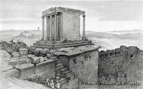 The Nike Temple - F. von Dardel (1884)