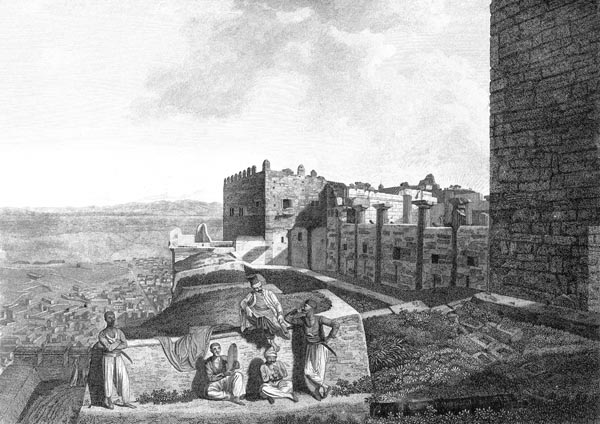 A view of the Propyléa and the two contiguous buildings - Stuart James & Revett Nicholas (1787)