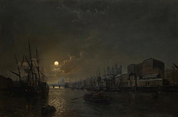 Port of London (1861) - Henry Pether (English, 1828-1865)