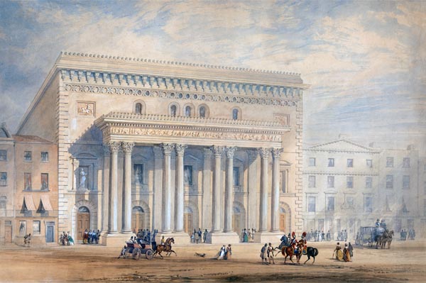The Haymarket Theatre George Sidney Shepherd (English, 1784–1862)