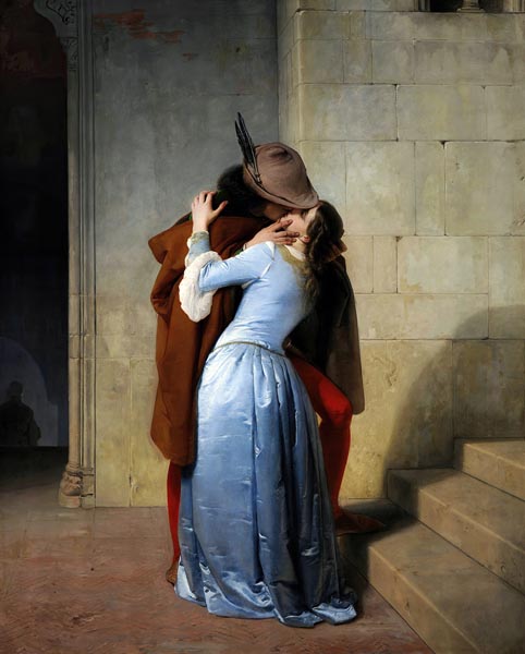 The Kiss (1859) - Francesco Hayez (Italian, 1791 - 1882)