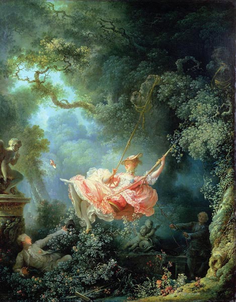 The Swing (1767) - Jean-Honoré Fragonard (French, 1732-1806)