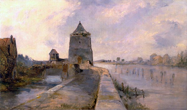 ‘The Rhine at Constance’ - Edward Thomas Daniell (1804–1842)