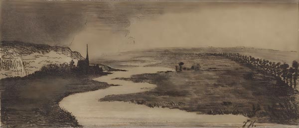 The River - Victor Hugo (French, 1802 – 1885)