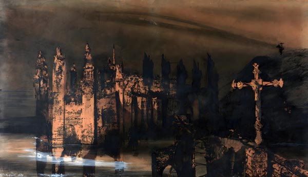 The Castle of the Cross (1850) - Victor Hugo (French, 1802 – 1885)