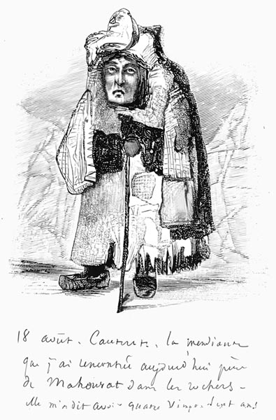 ‘Beggar, Cauterêts’ - Victor Hugo (1894)