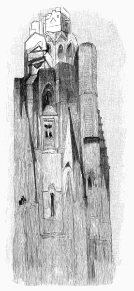 ‘The Bell Tower of the Basilica of St Michael, Bordeaux’ - Victor Hugo (1894)