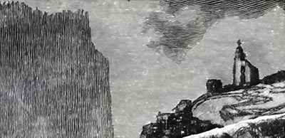 ‘Gorges of the Spanish Pyrenees. August 12. Fog and Rain’ - Victor Hugo (1894)