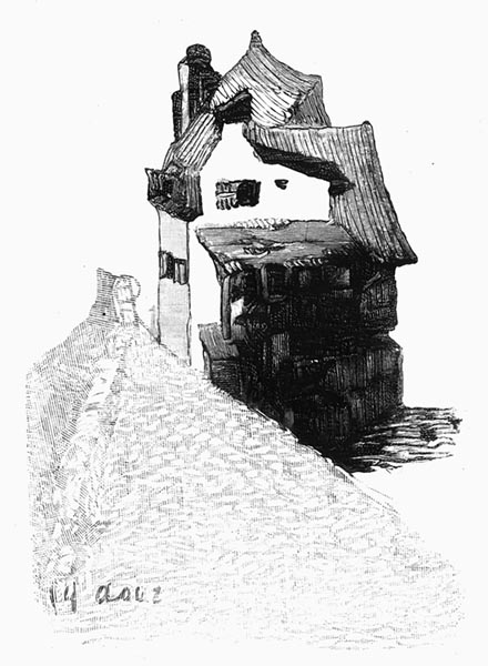 ‘Pau. 14 August — old house below the château terrace, birthplace of Henri IV’ - Victor Hugo (1894)