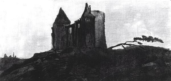 ‘Ruined castle’ - Victor Hugo (1894)