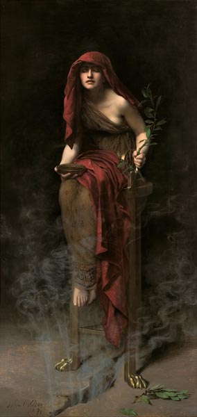 Priestess of Delphi (1891) - John Collier (English, 1850 – 1934)