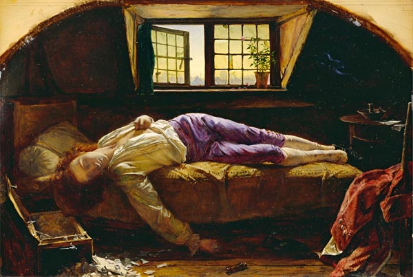 The Death of Chatterton - Henry Wallis (English, 1830 - 1916)
