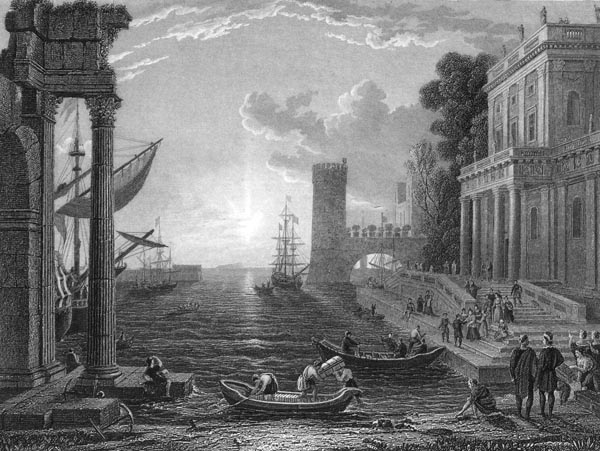 The Embarkation of the Queen of Sheba, 1830 - 1836, Claude Lorrain