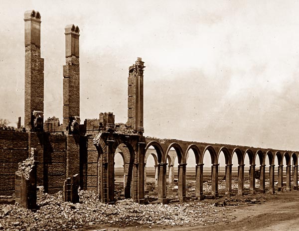 Ruins of the Railroad Depot, Charleston, South Carolina [Detail]